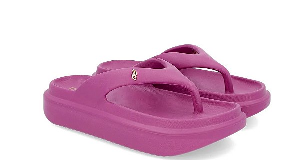 Chinelo Plataforma Usaflex - Nuvem - Violeta