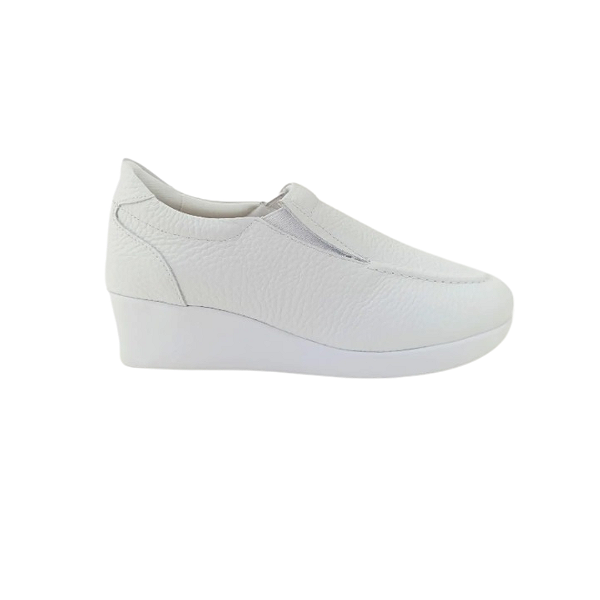 Mocassim Anabela Usaflex Couro