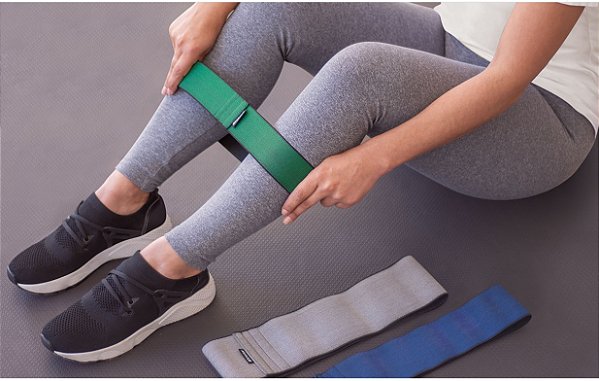 Faixa de Resistência para Exercicíos - Leve  Cor Verde
