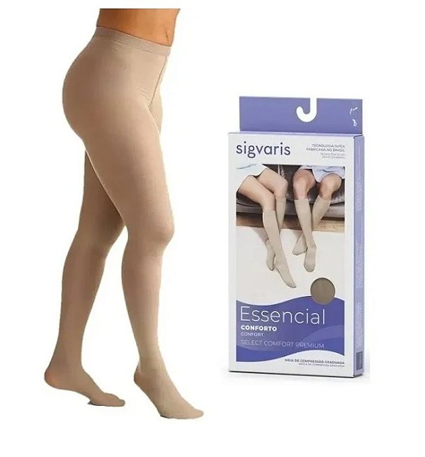Meia Calça Select Comfort Premium  20-30 Mmhg Aberta