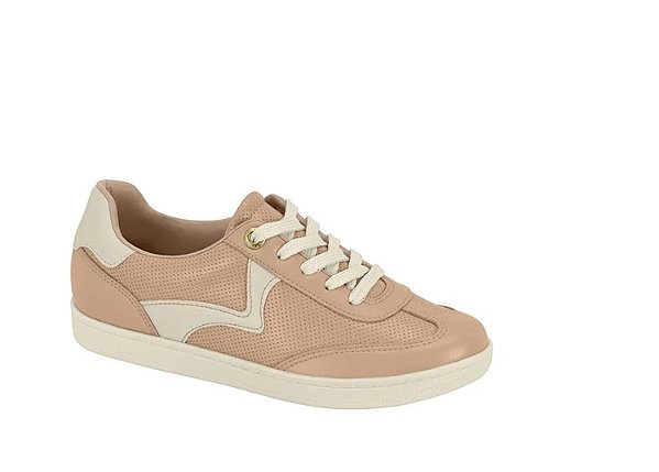 Tenis casual feminino Modare - Bege  com solado branco -42231