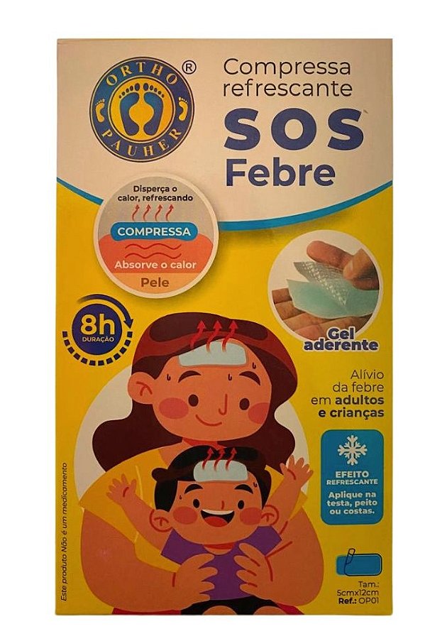 Compressa refrescante em gel - SOS FEBRE