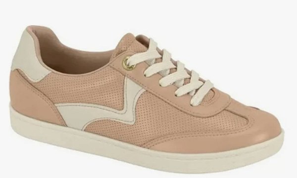 Tenis MODARE Casual Feminino - C/ Cadarço -Bege com solado Branco - 42231