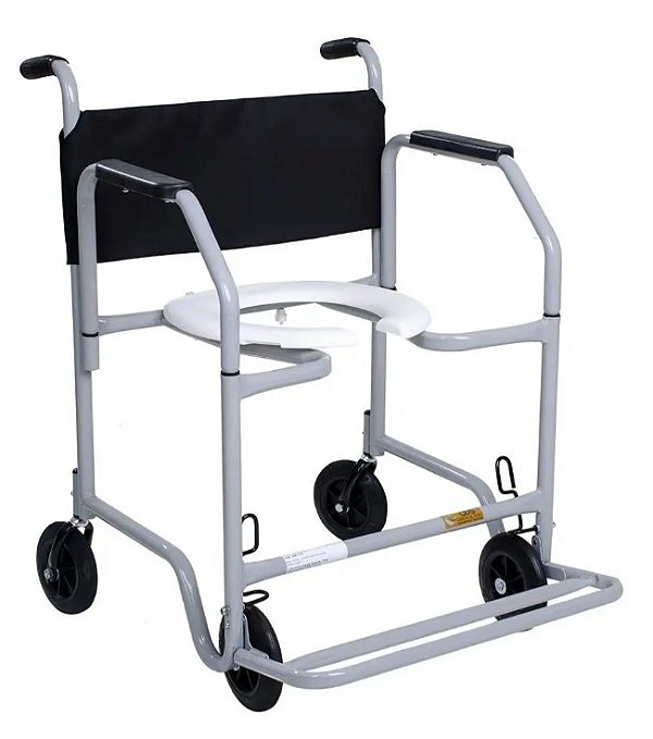 Cadeira de Banho Max - Suporta 130kg - Aço carbono