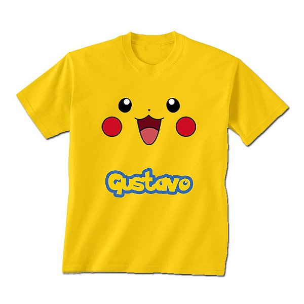 Camiseta Infantil Pokemon Pikachu