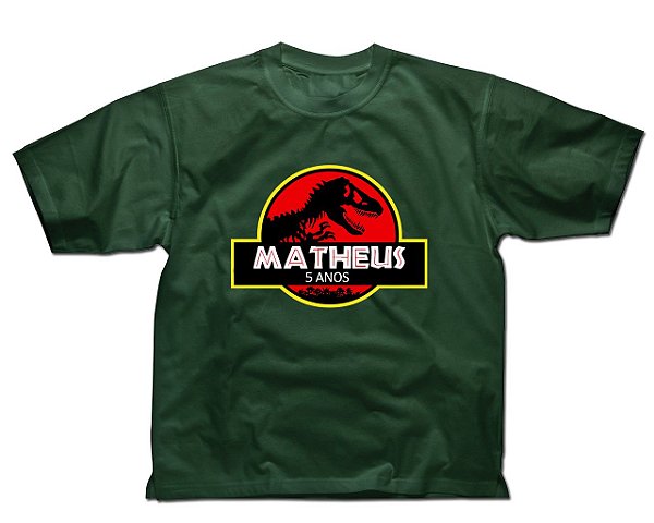 Camiseta Infantil Jurassic Park