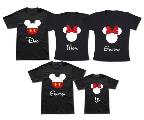 Kit Família Disney Trip Personalizado