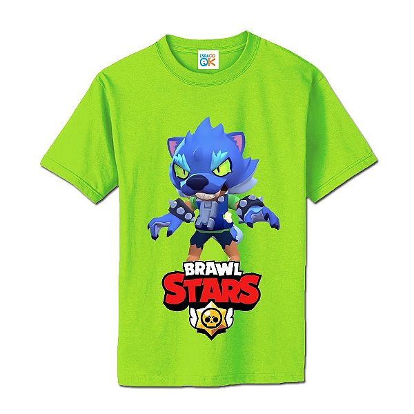 Camiseta Infantil Brawl Stars Personalizada