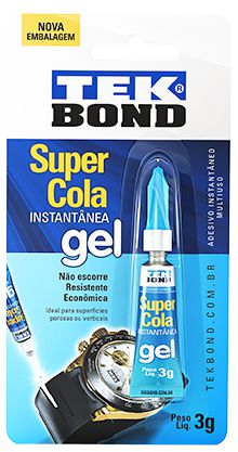 Super Cola Instantânea Gel - 3 g blister