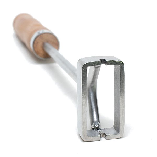 Marcador De Gado Em Inox Padrão Abcz Letra O