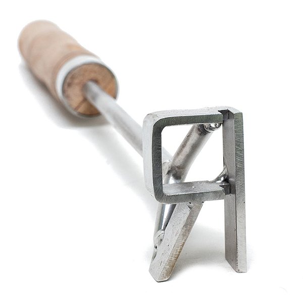 Marcador De Gado Em Inox Padrão Abcz Letra R