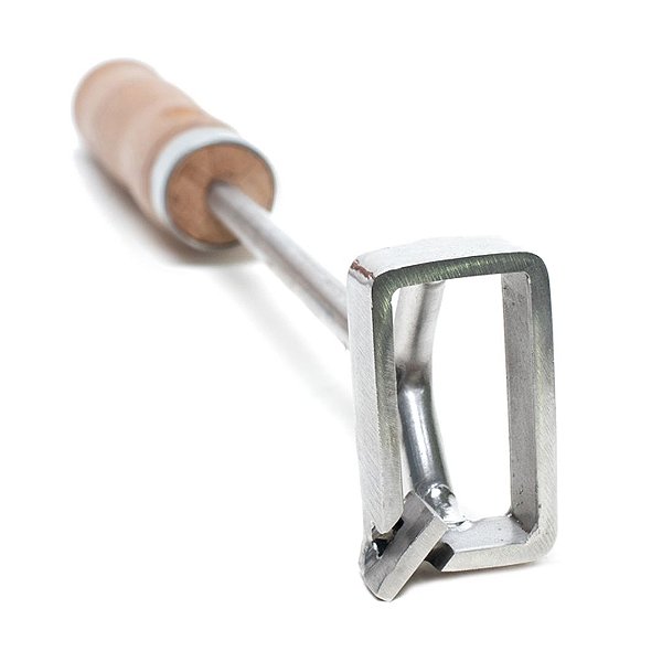 Marcador De Gado Em Inox Padrão Abcz Letra Q