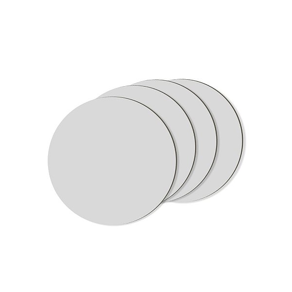 PORTA COPO REDONDO MDF 6 UN 9x9cm - 3mm