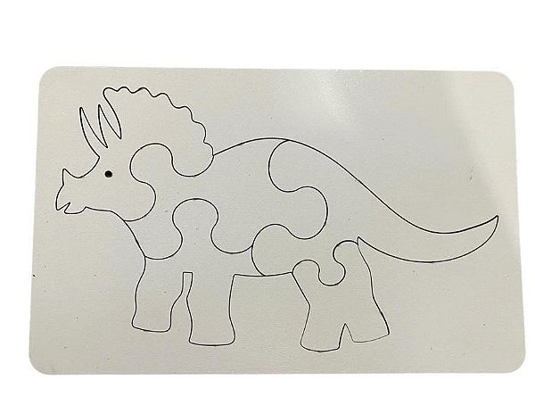 QUEBRA CABEÇA DINO 1 RESINADO PARA SUBLIMAÇÃO
