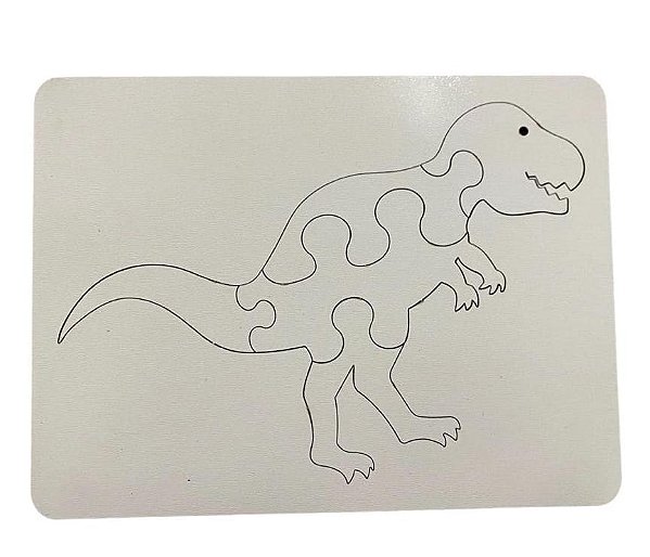 QUEBRA CABEÇA DINO 3 RESINADO PARA SUBLIMAÇÃO 3MM