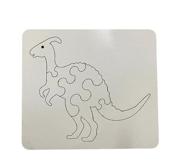 QUEBRA CABEÇA DINO 4 RESINADO PARA SUBLIMAÇÃO 3MM