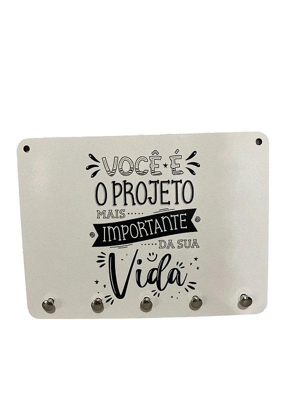 PORTA CHAVE 3MM RESINADO PARA SUBLIMAÇÃO 5 FUROS