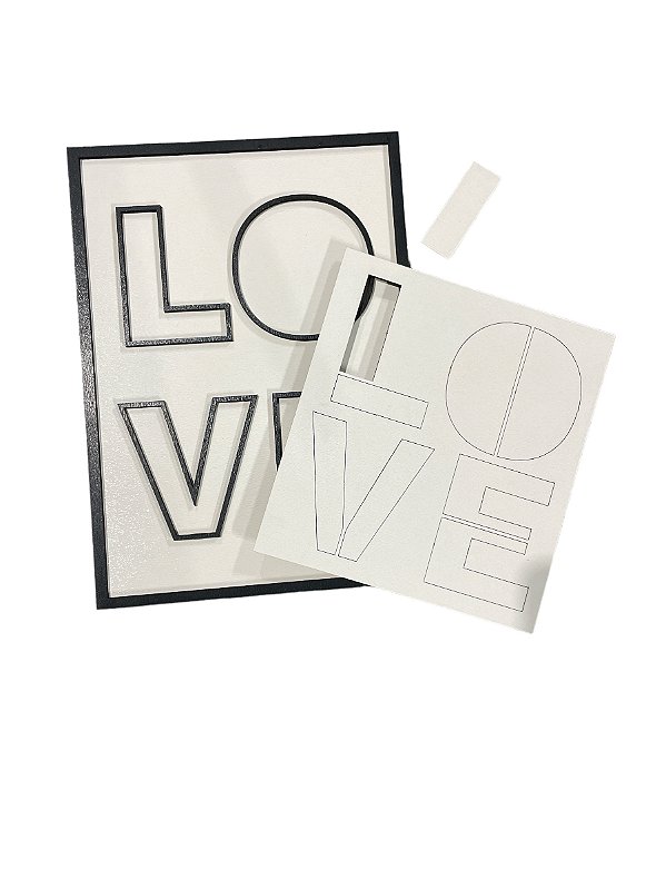 QUADRO QUEBRA CABEÇA LOVE MDF SUBLIMAÇÃO