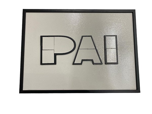 QUADRO QUEBRA CABEÇA PAI MDF SUBLIMAÇÃO