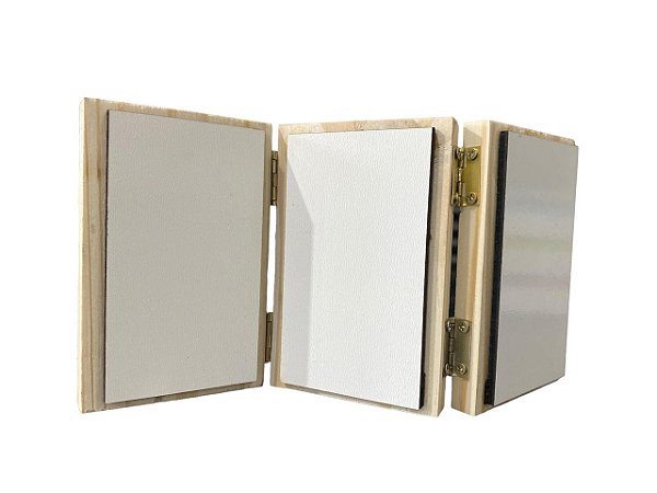 QUADRO 3 FOTOS PINNUS COM DOBRADIÇAS PARA SUBLIMAÇÃO