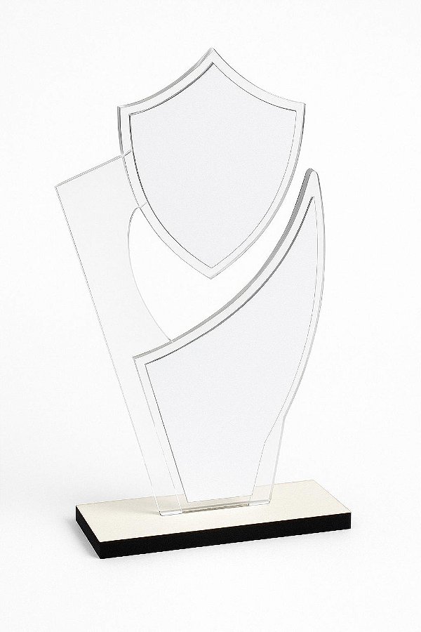 TROFÉU SUBLIMADOR ACRILICO + MDF 3MM BASE 6MM TS-9