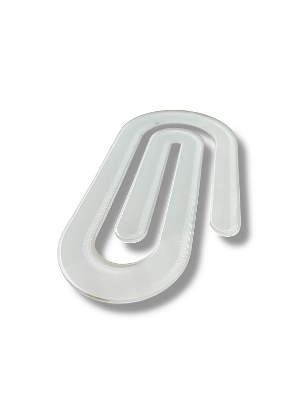CLIP MARCA PÁGINA ACRILICO RETROVERSO 2MM PCT 3 UNIDADES