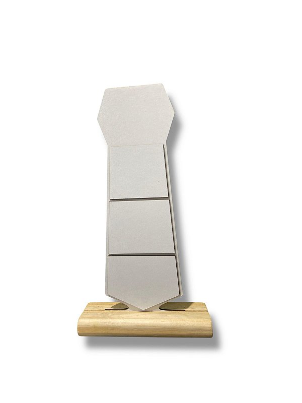 PORTA RETRATO GRAVATA BASE PINNUS MDF PARA SUBLIMAÇÃO 3MM