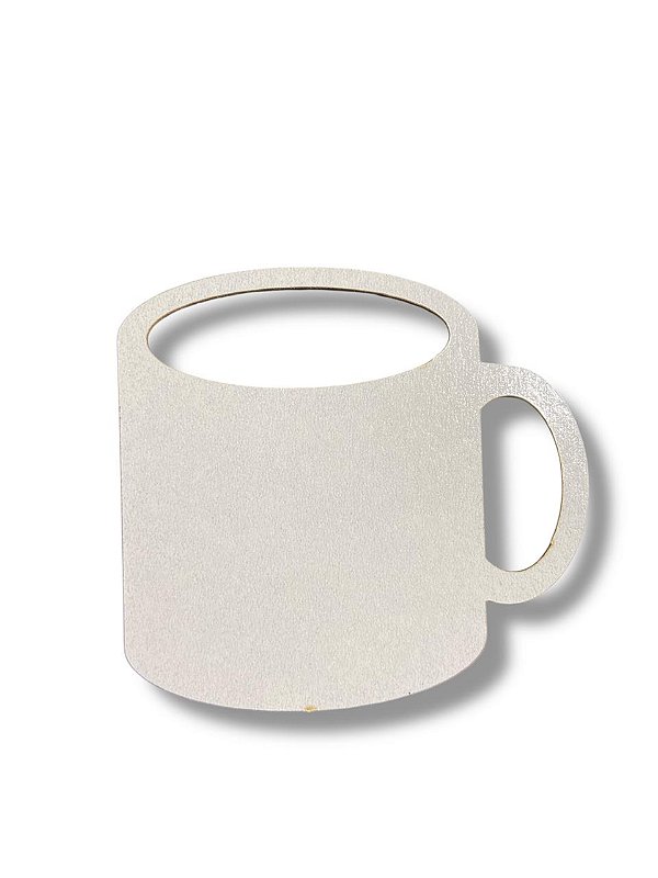 IMÃ CANECA DE MDF PARA SUBLIMAÇÃO 3MM PCT 5 UNIDADES