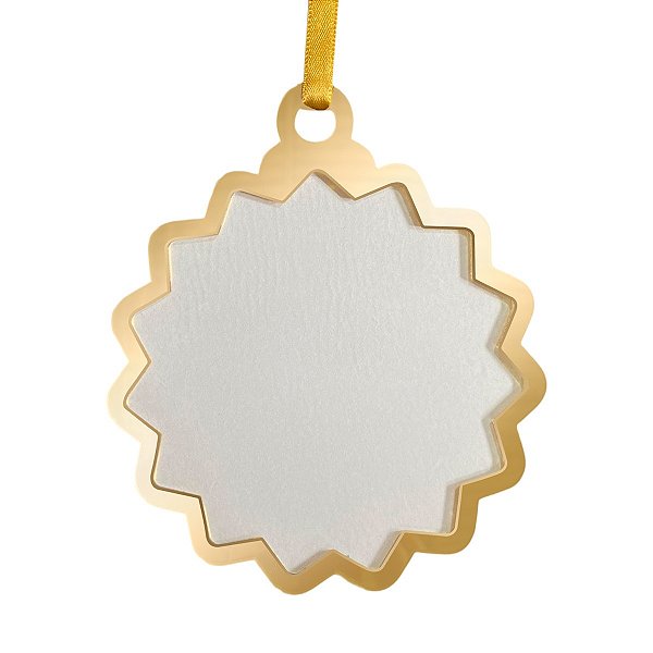 ENFEITE GUIRLANDA OURO C/MDF SUBLIMAÇÃO 3MM