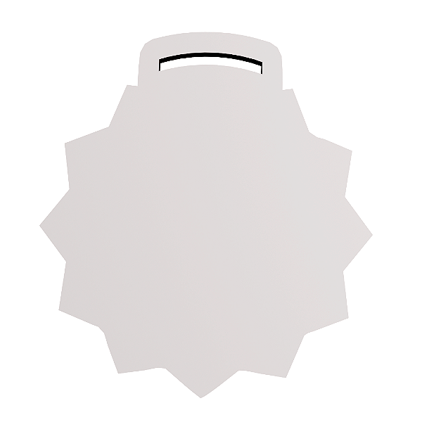 MEDALHA FLORAL MDF 3MM - 3 UNID