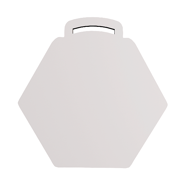 MEDALHA HEXAGONO MDF 3MM - 3 UNID