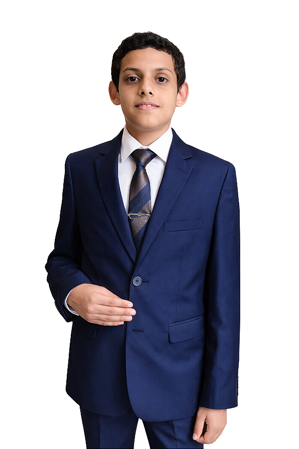 Terno Infantil Azul Marinho PV Slim Fit T&C Corte italiano