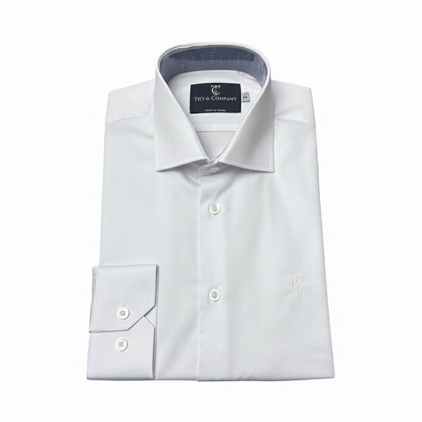 Camisa Social Masculina Branca de Fibra de Bambu – Clássica, Fresca e Atemporal