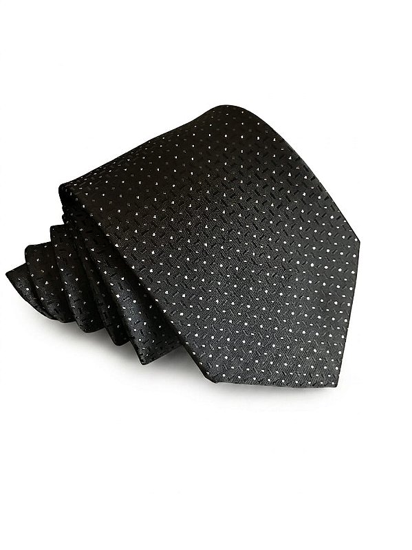 Gravata Preta Pierre Cardin – Elegância Clássica Masculina.