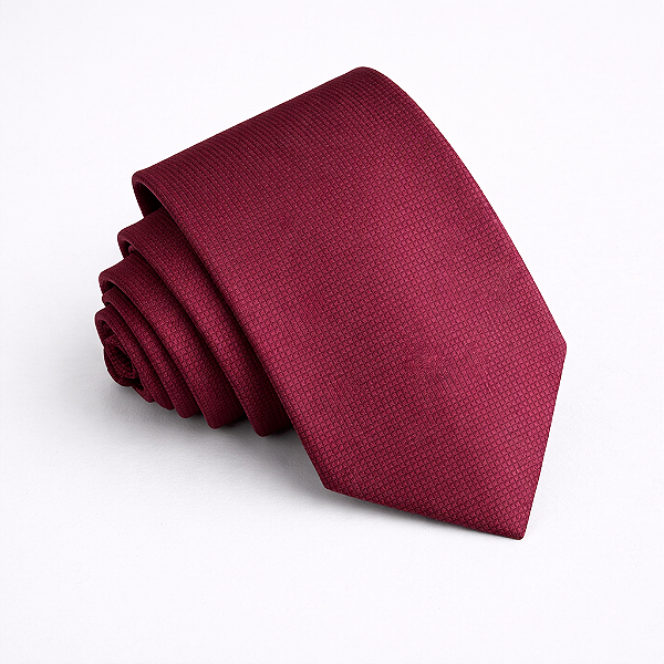 Gravata Slim Marsala Texturizada Masculina Social SKU: GTVN-TX-007