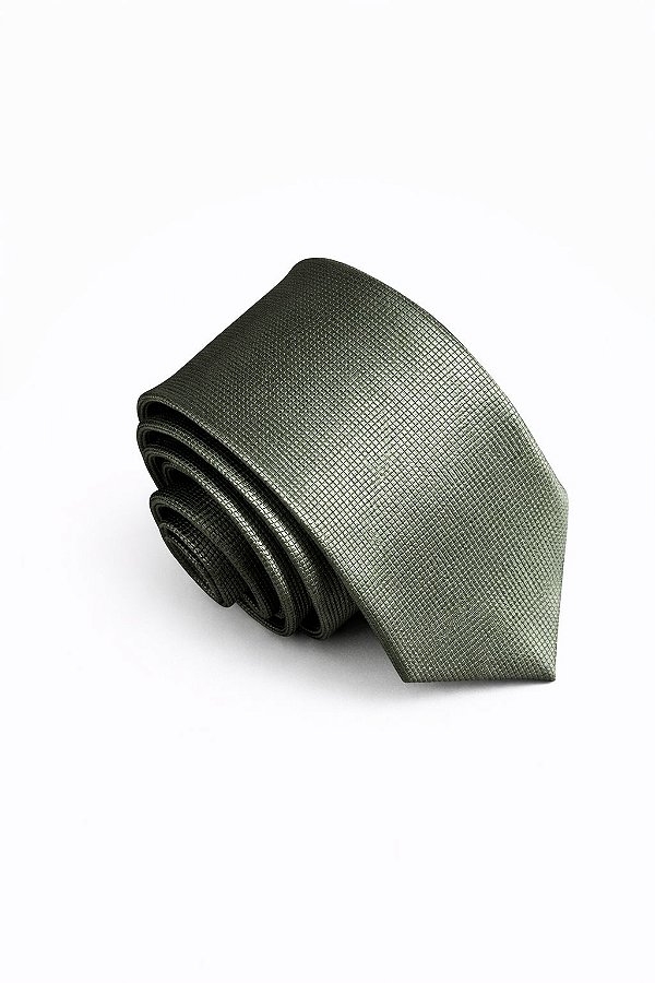 Gravata Slim Verde escuro quadriculada Lisa Trabalhada p/ Casamentos e eventos GPVDRTX