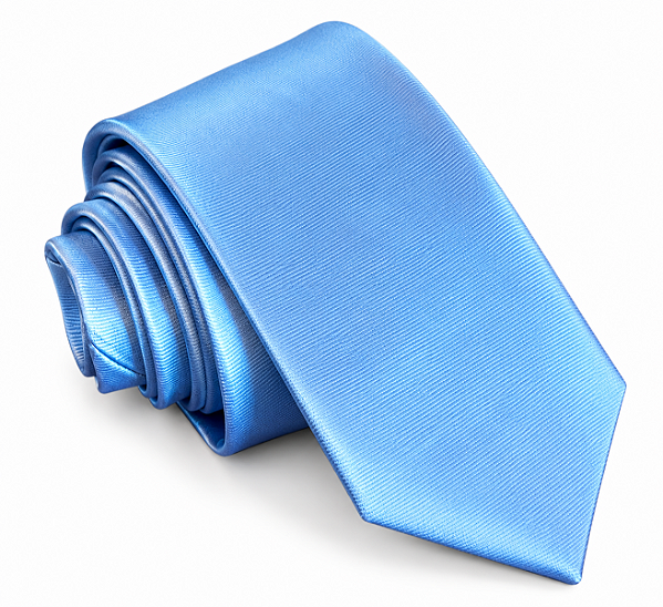 GRAVATA MASCULINA AZUL-CLARO — ELEGÂNCIA DISCRETA