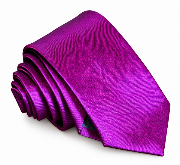 Gravata Masculina Roxa Slim