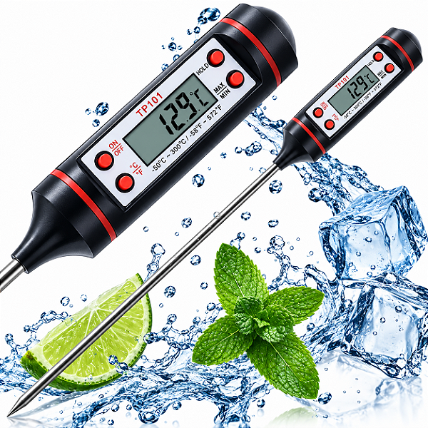 Termometro Digital Culinario Tipo Espeto Alimentos Cozinha