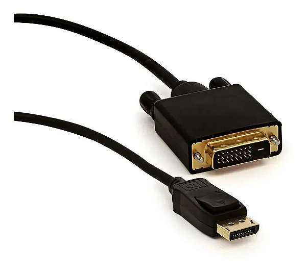Cabo Conversor Displayport Para Dvi 24+1 C/ Fitro E Banhado