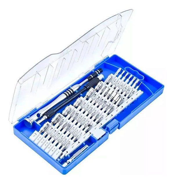 Kit Jogo 60 Peças Chave P/ Manutenção Reparos Notebook Imã