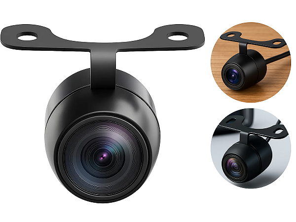 Câmera Dianteira Frontal Automotiva Veicular Entrada Rca