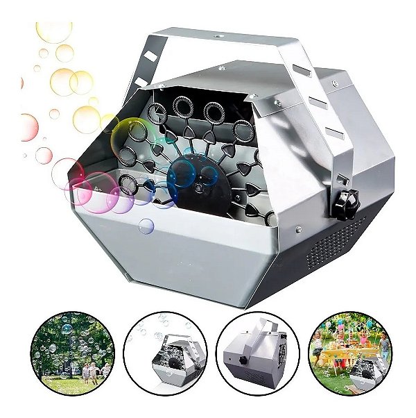 Máquina Para Fazer Bolhas De Sabão Bolhão Bolhinha Bivolt