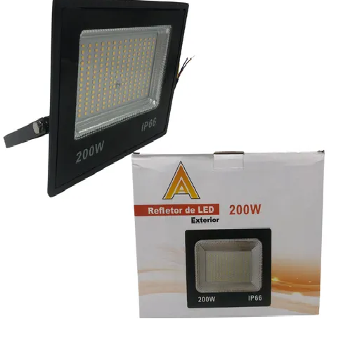 Luminária Refletor 200w Led Bivolt Prova D'agua Ip66