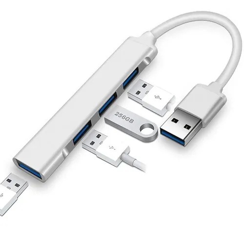 Mini Hub Usb 3.0 4 Portas High Speed Extensor Pen Drive