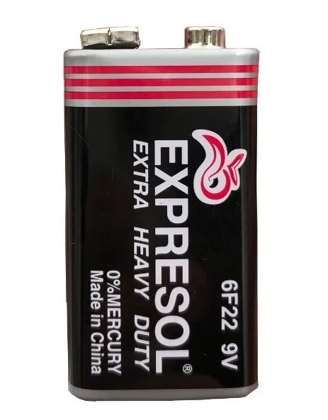 Bateria 9v Hw Hi Watt 6f22 Para Bateria Transistor