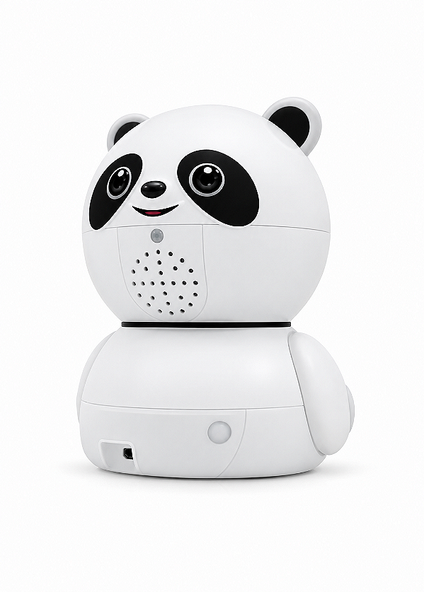 Camera Espiã Wifi 360 Inteligente Urso Panda Com Audio Ip