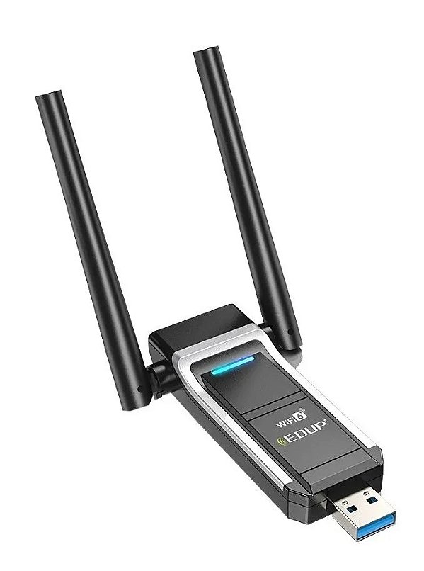 Adaptador Wifi 6 Usb3.0 1800mbps Dual Band Wireless - MB UTILIDADES