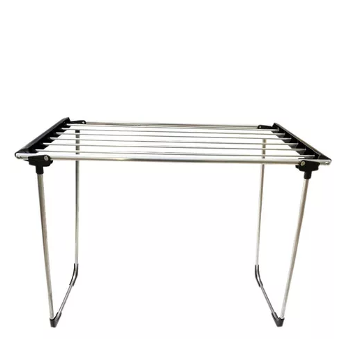 Varal De Chão Dobrável Aluminio Retrátil 82cm Não Enferruja
