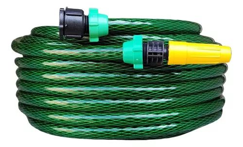 Mangueira De Jardim 25 Metros Pvc Trançada Casa Resistente